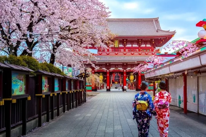 Quang cảnh sầm uất tại khu phố Akihabara