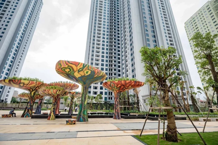 Chung cư Goldmark City: Đánh giá chi tiết, tiềm năng 2026 Quảng trường Ruby tại Chung cư Goldmark City
