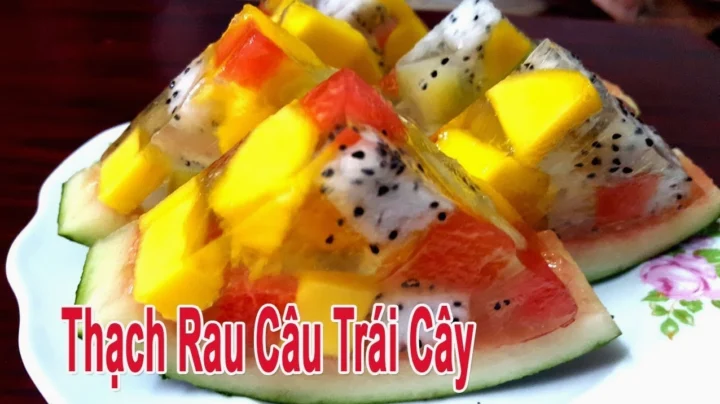 Bí quyết cách làm rau câu trái cây ngon, đẹp mắt tại nhà Rau câu trái cây với nhiều loại quả