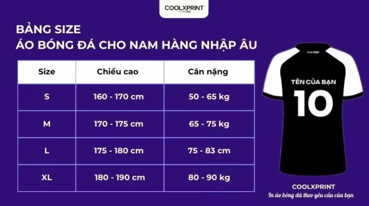 Size Châu Âu Áo Bóng Đá: Hướng Dẫn Chọn Chuẩn Xác 2026