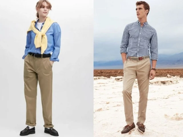 So sánh quần chino và quần kaki