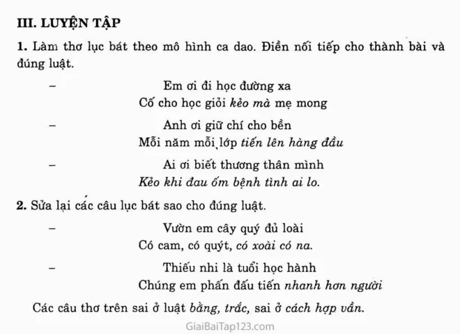 Sổ tay ghi chép thơ lục bát