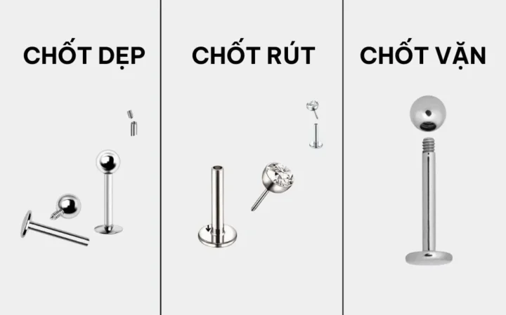 Thoa dầu dưỡng để mở khuyên tai bị kẹt