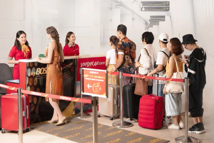 Thủ tục check-in tại sân bay Vietjet