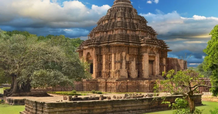 Toàn cảnh Đền thờ Mặt Trời Konark, Ấn Độ