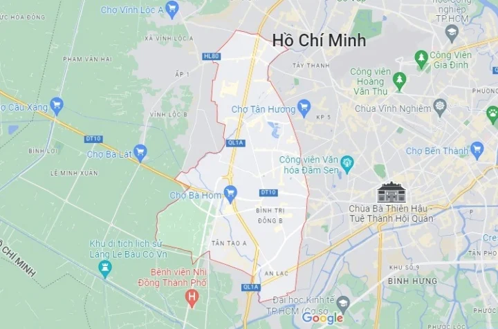 Bình Tân ở đâu? Khám phá vị trí và tiềm năng quận Bình Tân 2026 Toàn cảnh quận Bình Tân, TPHCM