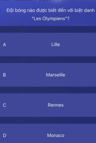 Đội bóng nào được biết đến với biệt danh “Les Olympiens”? Trận đấu của Olympique de Marseille