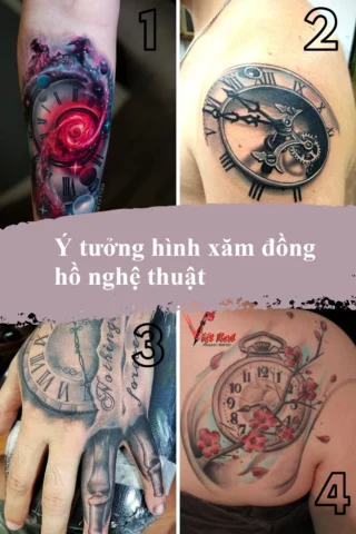 Tư vấn chọn mẫu xăm đồng hồ La Mã phù hợp