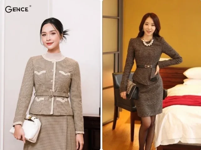 Váy dạ dáng suông thanh lịch cho mùa đông