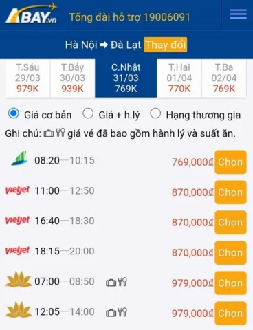 Vé máy bay Hà Nội Đà Lạt 2026: Giá tốt, kinh nghiệm săn vé rẻ